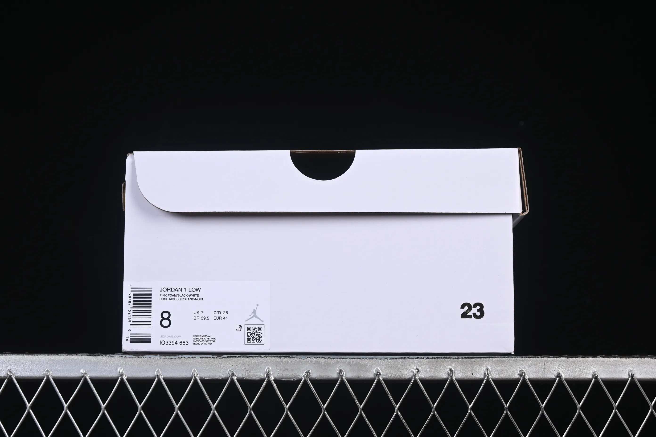 All categories Air Jordan Jordan series basketball shoes Air Jordan 1 Low Air Jordan 1 Low AJ1 Joe 1 black powder low-top cultural casual sneakers IO3394-663